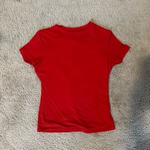 Red Pumiey double lined Women's T-shirt